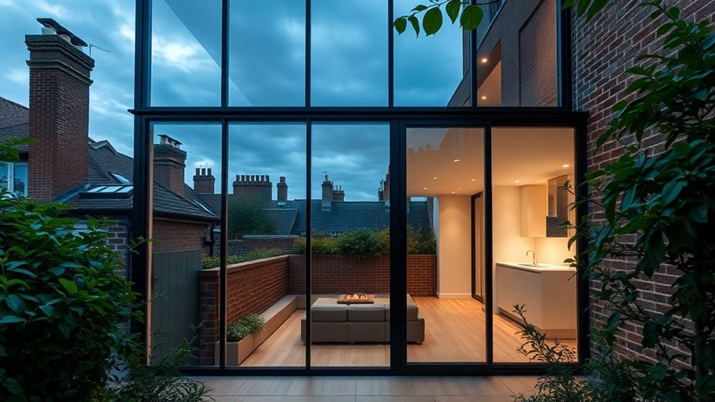 Glass Extension Walls Luton